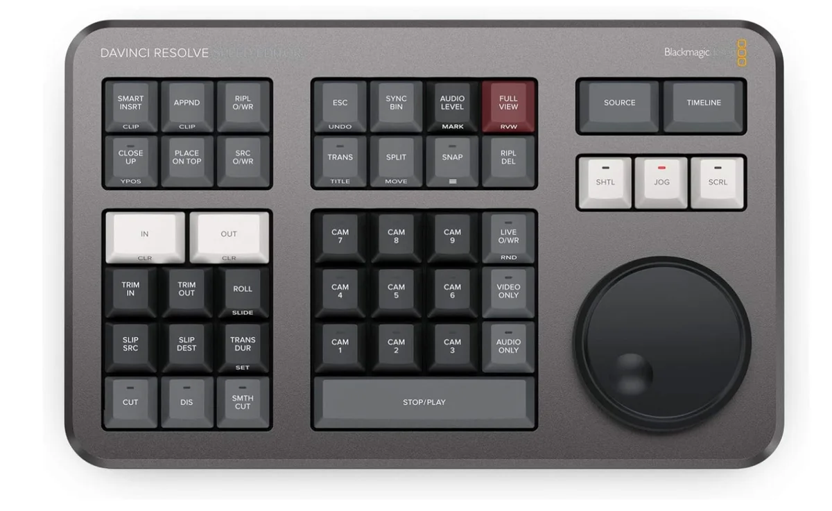 Davinci Resolve Speed Editor