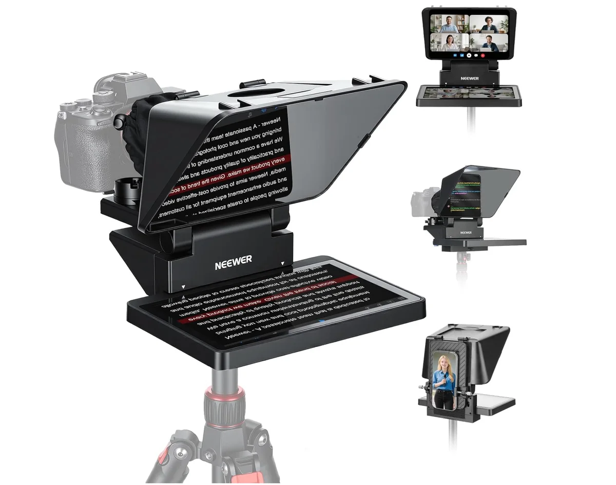 Teleprompter NEEWER X11 2 in 1 with Monito